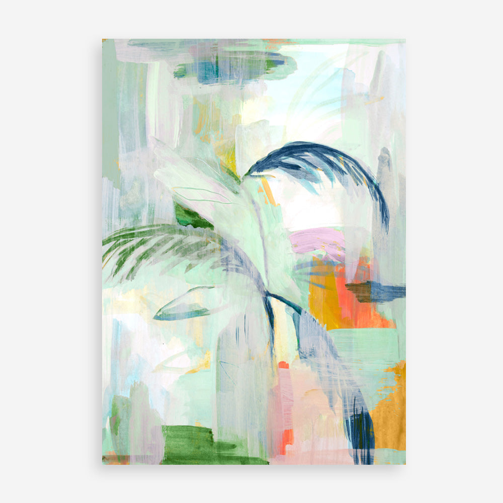Shop Palm City Art Print a painted abstract themed wall art print from The Print Emporium wall artwork collection - Buy Australian made fine art painting style poster and framed prints for the home and your interior decor room, TPE-PC-HN055-AP
