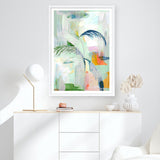 Shop Palm City Art Print a painted abstract themed wall art print from The Print Emporium wall artwork collection - Buy Australian made fine art painting style poster and framed prints for the home and your interior decor room, TPE-PC-HN055-AP