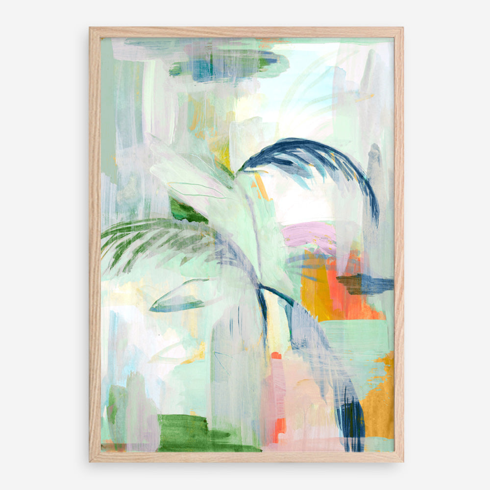 Shop Palm City Art Print a painted abstract themed wall art print from The Print Emporium wall artwork collection - Buy Australian made fine art painting style poster and framed prints for the home and your interior decor room, TPE-PC-HN055-AP