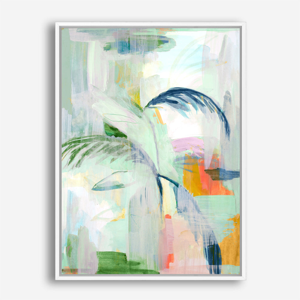 Shop Palm City Canvas Print a painted abstract themed framed canvas wall art print from The Print Emporium artwork collection - Buy Australian made fine art painting style stretched canvas prints for the home and your interior decor space, TPE-PC-HN055-CA-35X46-NF