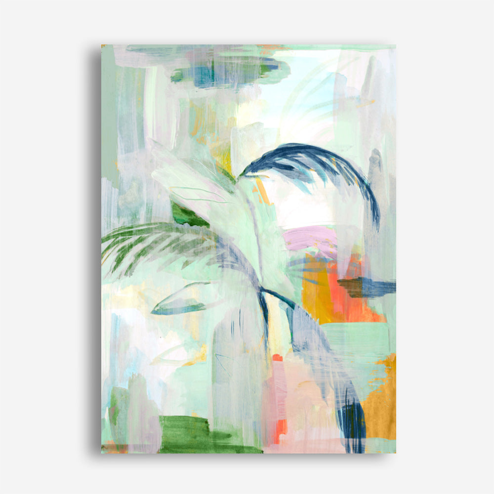 Shop Palm City Canvas Print a painted abstract themed framed canvas wall art print from The Print Emporium artwork collection - Buy Australian made fine art painting style stretched canvas prints for the home and your interior decor space, TPE-PC-HN055-CA-35X46-NF