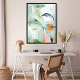Shop Palm City Canvas Print a painted abstract themed framed canvas wall art print from The Print Emporium artwork collection - Buy Australian made fine art painting style stretched canvas prints for the home and your interior decor space, TPE-PC-HN055-CA-35X46-NF
