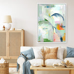 Shop Palm City Canvas Print a painted abstract themed framed canvas wall art print from The Print Emporium artwork collection - Buy Australian made fine art painting style stretched canvas prints for the home and your interior decor space, TPE-PC-HN055-CA-35X46-NF