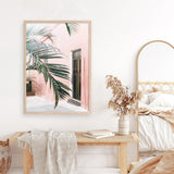 Shop Palm Doorway I Art Print a coastal themed painted wall art print from The Print Emporium wall artwork collection - Buy Australian made fine art painting style poster and framed prints for the home and your interior decor room, TPE-661-AP