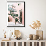 Shop Palm Doorway I Art Print a coastal themed painted wall art print from The Print Emporium wall artwork collection - Buy Australian made fine art painting style poster and framed prints for the home and your interior decor room, TPE-661-AP