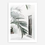 Shop Palm Doorway II Art Print a coastal themed painted wall art print from The Print Emporium wall artwork collection - Buy Australian made fine art painting style poster and framed prints for the home and your interior decor room, TPE-662-AP