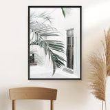 Shop Palm Doorway II Art Print a coastal themed painted wall art print from The Print Emporium wall artwork collection - Buy Australian made fine art painting style poster and framed prints for the home and your interior decor room, TPE-662-AP