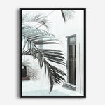 Shop Palm Doorway II Canvas Print a coastal themed painted framed canvas wall art print from The Print Emporium artwork collection - Buy Australian made fine art painting style stretched canvas prints for the home and your interior decor space, TPE-662-CA-35X46-NF