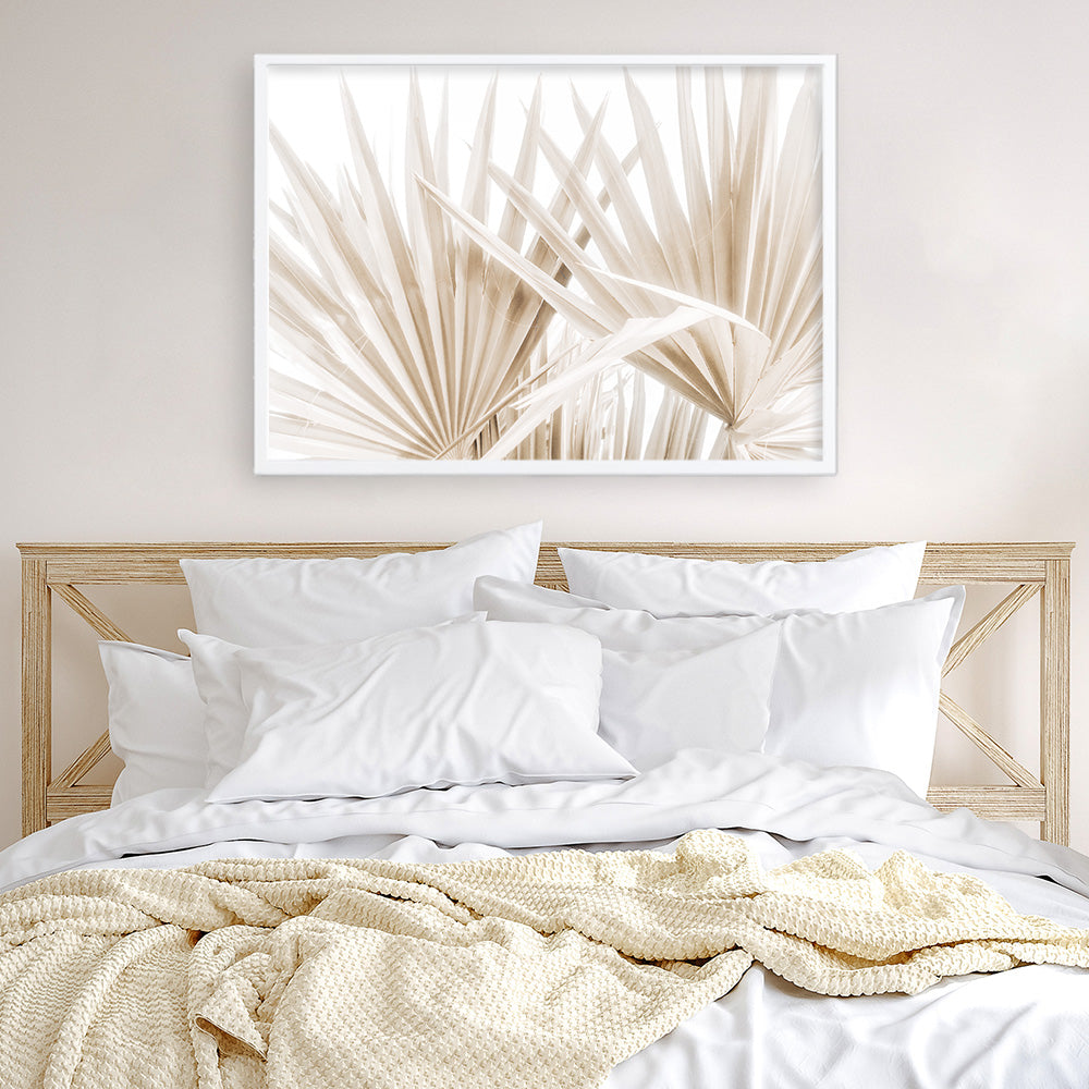 Shop Palm Fronds I Photo Art Print a coastal themed photography wall art print from The Print Emporium wall artwork collection - Buy Australian made fine art poster and framed prints for the home and your interior decor, TPE-1286-AP