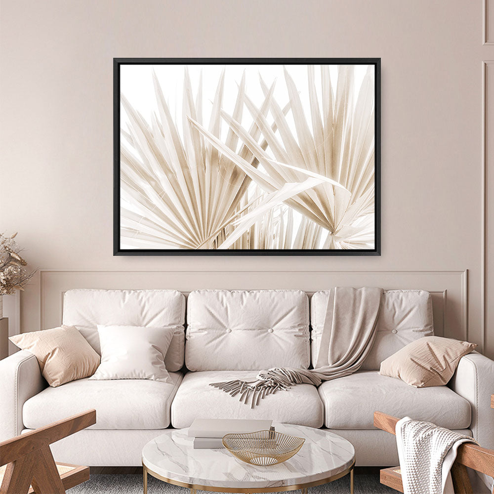 Shop Palm Fronds I Photo Canvas Print a coastal themed photography framed stretched canvas print from The Print Emporium wall artwork collection - Buy Australian made prints for the home and your interior decor space, TPE-1286-CA-35X46-NF