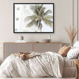 Shop Palm Hotel Photo Canvas Print a coastal themed photography framed stretched canvas print from The Print Emporium wall artwork collection - Buy Australian made prints for the home and your interior decor space, TPE-1239-CA-35X46-NF