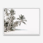 Shop Palm Island Photo Canvas Print a coastal themed photography framed stretched canvas print from The Print Emporium wall artwork collection - Buy Australian made prints for the home and your interior decor space, TPE-511-CA-35X46-NF