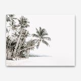 Shop Palm Island Photo Canvas Print a coastal themed photography framed stretched canvas print from The Print Emporium wall artwork collection - Buy Australian made prints for the home and your interior decor space, TPE-511-CA-35X46-NF
