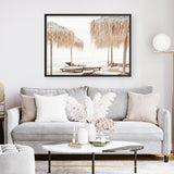 Shop Palm Parasols Photo Art Print a coastal themed photography wall art print from The Print Emporium wall artwork collection - Buy Australian made fine art poster and framed prints for the home and your interior decor, TPE-1290-AP