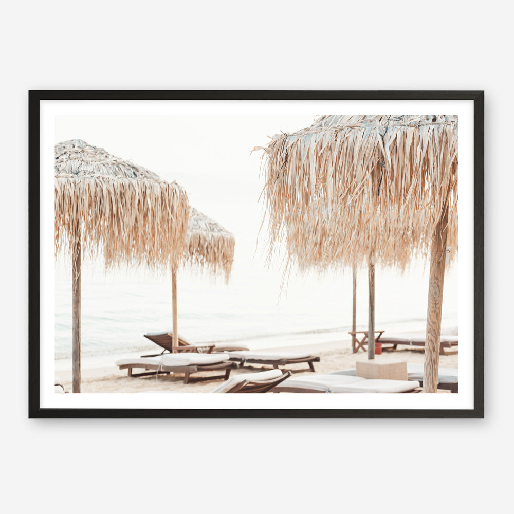 Shop Palm Parasols Photo Art Print a coastal themed photography wall art print from The Print Emporium wall artwork collection - Buy Australian made fine art poster and framed prints for the home and your interior decor, TPE-1290-AP