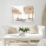 Shop Palm Parasols Photo Art Print a coastal themed photography wall art print from The Print Emporium wall artwork collection - Buy Australian made fine art poster and framed prints for the home and your interior decor, TPE-1290-AP