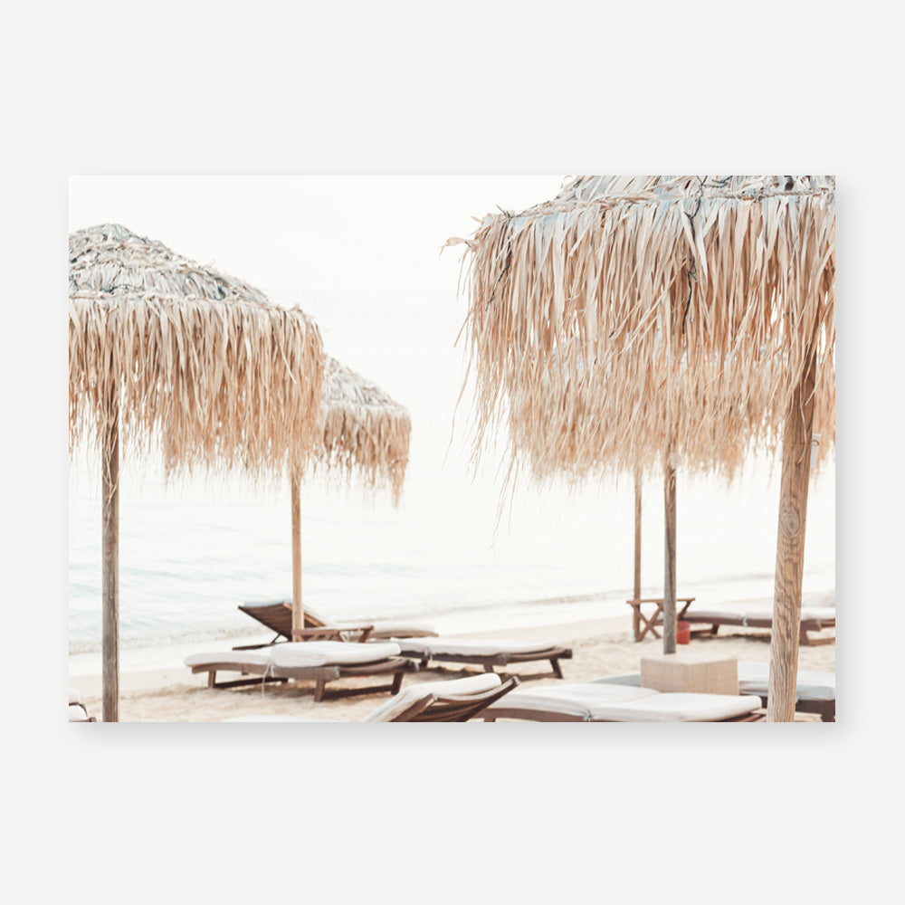 Shop Palm Parasols Photo Art Print a coastal themed photography wall art print from The Print Emporium wall artwork collection - Buy Australian made fine art poster and framed prints for the home and your interior decor, TPE-1290-AP