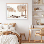 Shop Palm Parasols Photo Art Print a coastal themed photography wall art print from The Print Emporium wall artwork collection - Buy Australian made fine art poster and framed prints for the home and your interior decor, TPE-1290-AP