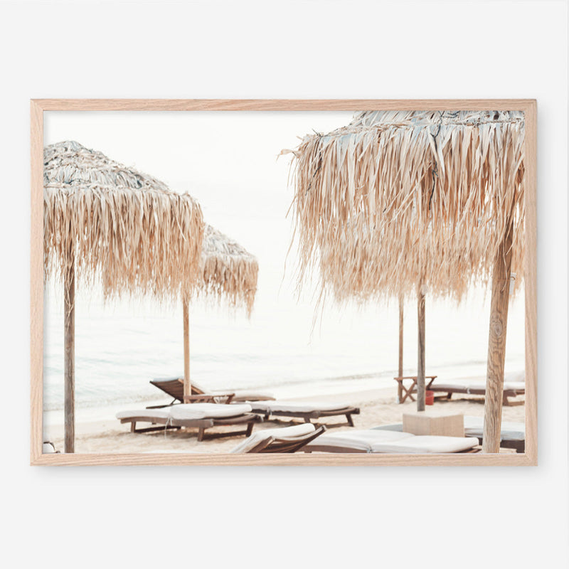 Shop Palm Parasols Photo Art Print a coastal themed photography wall art print from The Print Emporium wall artwork collection - Buy Australian made fine art poster and framed prints for the home and your interior decor, TPE-1290-AP