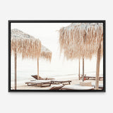 Shop Palm Parasols Photo Canvas Print a coastal themed photography framed stretched canvas print from The Print Emporium wall artwork collection - Buy Australian made prints for the home and your interior decor space, TPE-1290-CA-35X46-NF