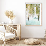 Shop Palm Shade Photo Art Print a coastal themed photography wall art print from The Print Emporium wall artwork collection - Buy Australian made fine art poster and framed prints for the home and your interior decor, TPE-1266-AP