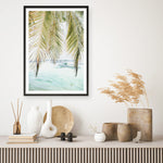 Shop Palm Shade Photo Art Print a coastal themed photography wall art print from The Print Emporium wall artwork collection - Buy Australian made fine art poster and framed prints for the home and your interior decor, TPE-1266-AP