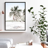 Shop Palm Shadow Photo Art Print a coastal themed photography wall art print from The Print Emporium wall artwork collection - Buy Australian made fine art poster and framed prints for the home and your interior decor, TPE-695-AP