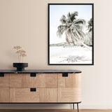 Shop Palm Shadow Photo Canvas Print a coastal themed photography framed stretched canvas print from The Print Emporium wall artwork collection - Buy Australian made prints for the home and your interior decor space, TPE-695-CA-35X46-NF
