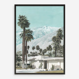 Shop Palm Springs Art Print a coastal themed painted wall art print from The Print Emporium wall artwork collection - Buy Australian made fine art painting style poster and framed prints for the home and your interior decor room, TPE-140-AP
