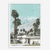 Shop Palm Springs Art Print a coastal themed painted wall art print from The Print Emporium wall artwork collection - Buy Australian made fine art painting style poster and framed prints for the home and your interior decor room, TPE-140-AP