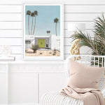 Shop Palm Springs Doorway 1 Art Print a coastal themed painted wall art print from The Print Emporium wall artwork collection - Buy Australian made fine art painting style poster and framed prints for the home and your interior decor room, TPE-194-AP