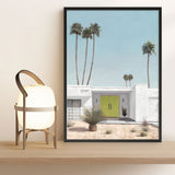 Shop Palm Springs Doorway 1 Art Print a coastal themed painted wall art print from The Print Emporium wall artwork collection - Buy Australian made fine art painting style poster and framed prints for the home and your interior decor room, TPE-194-AP