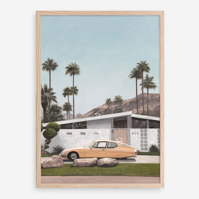 Shop Palm Springs Doorway 2 Art Print a coastal themed painted wall art print from The Print Emporium wall artwork collection - Buy Australian made fine art painting style poster and framed prints for the home and your interior decor room, TPE-195-AP