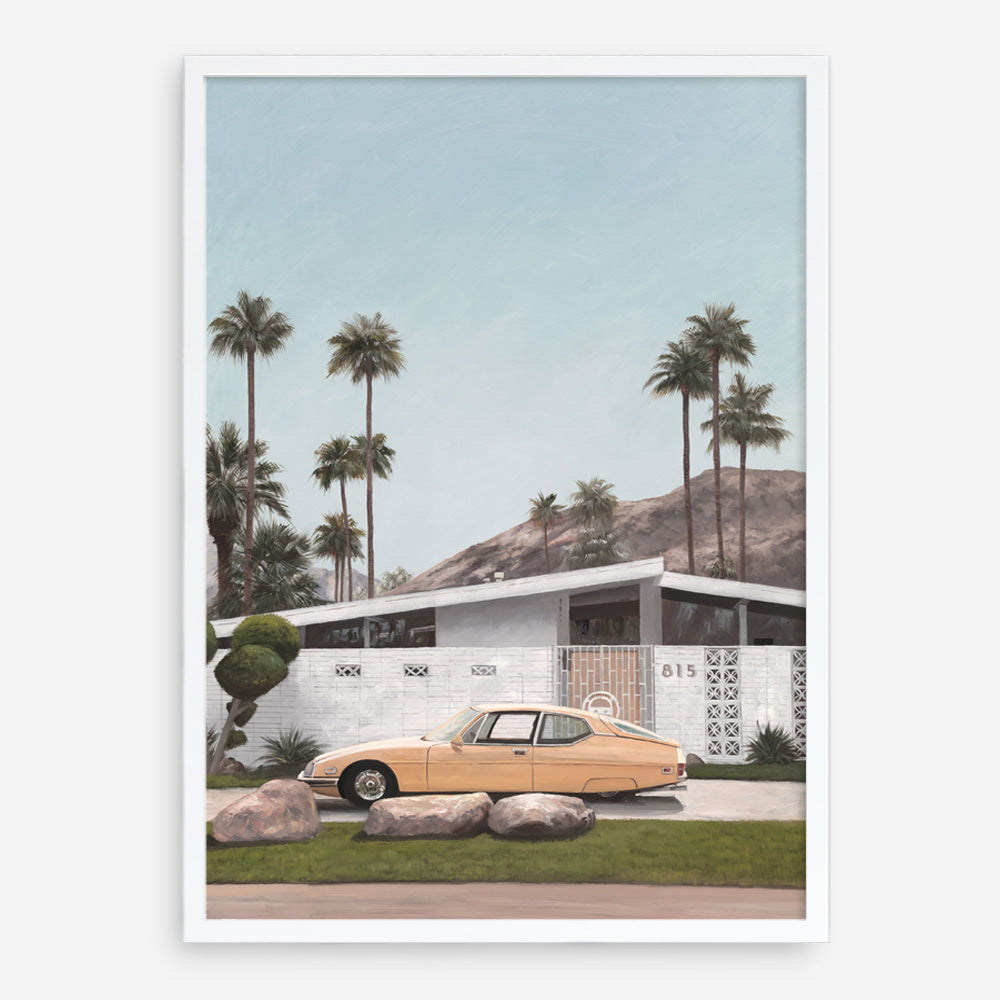 Shop Palm Springs Doorway 2 Art Print a coastal themed painted wall art print from The Print Emporium wall artwork collection - Buy Australian made fine art painting style poster and framed prints for the home and your interior decor room, TPE-195-AP