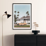 Shop Palm Springs Doorway 2 Art Print a coastal themed painted wall art print from The Print Emporium wall artwork collection - Buy Australian made fine art painting style poster and framed prints for the home and your interior decor room, TPE-195-AP