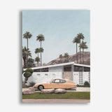 Shop Palm Springs Doorway 2 Canvas Print a coastal themed painted framed canvas wall art print from The Print Emporium artwork collection - Buy Australian made fine art painting style stretched canvas prints for the home and your interior decor space, TPE-195-CA-35X46-NF