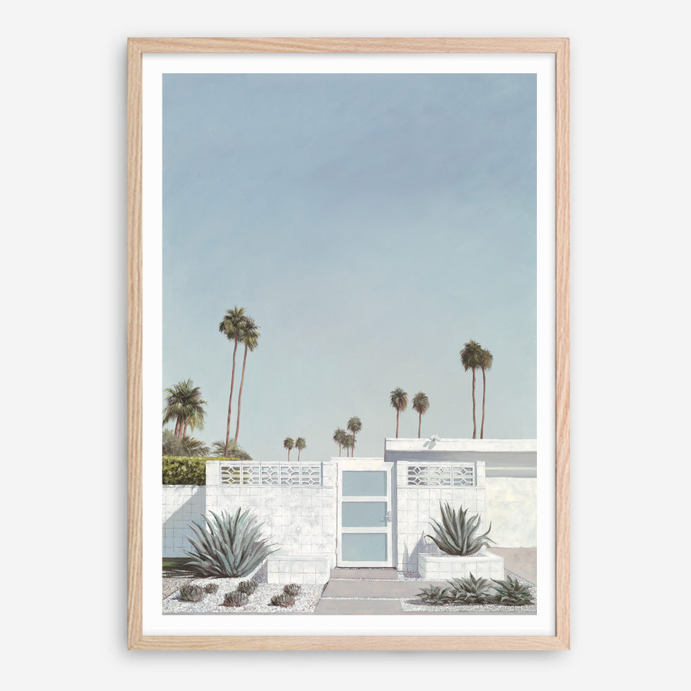 Shop Palm Springs Doorway 3 Art Print a coastal themed painted wall art print from The Print Emporium wall artwork collection - Buy Australian made fine art painting style poster and framed prints for the home and your interior decor room, TPE-196-AP