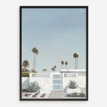 Shop Palm Springs Doorway 3 Art Print a coastal themed painted wall art print from The Print Emporium wall artwork collection - Buy Australian made fine art painting style poster and framed prints for the home and your interior decor room, TPE-196-AP