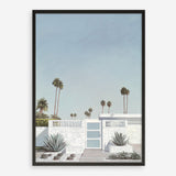 Shop Palm Springs Doorway 3 Art Print a coastal themed painted wall art print from The Print Emporium wall artwork collection - Buy Australian made fine art painting style poster and framed prints for the home and your interior decor room, TPE-196-AP