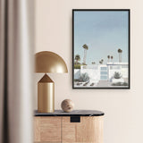 Shop Palm Springs Doorway 3 Art Print a coastal themed painted wall art print from The Print Emporium wall artwork collection - Buy Australian made fine art painting style poster and framed prints for the home and your interior decor room, TPE-196-AP