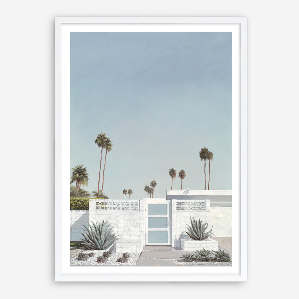 Shop Palm Springs Doorway 3 Art Print a coastal themed painted wall art print from The Print Emporium wall artwork collection - Buy Australian made fine art painting style poster and framed prints for the home and your interior decor room, TPE-196-AP