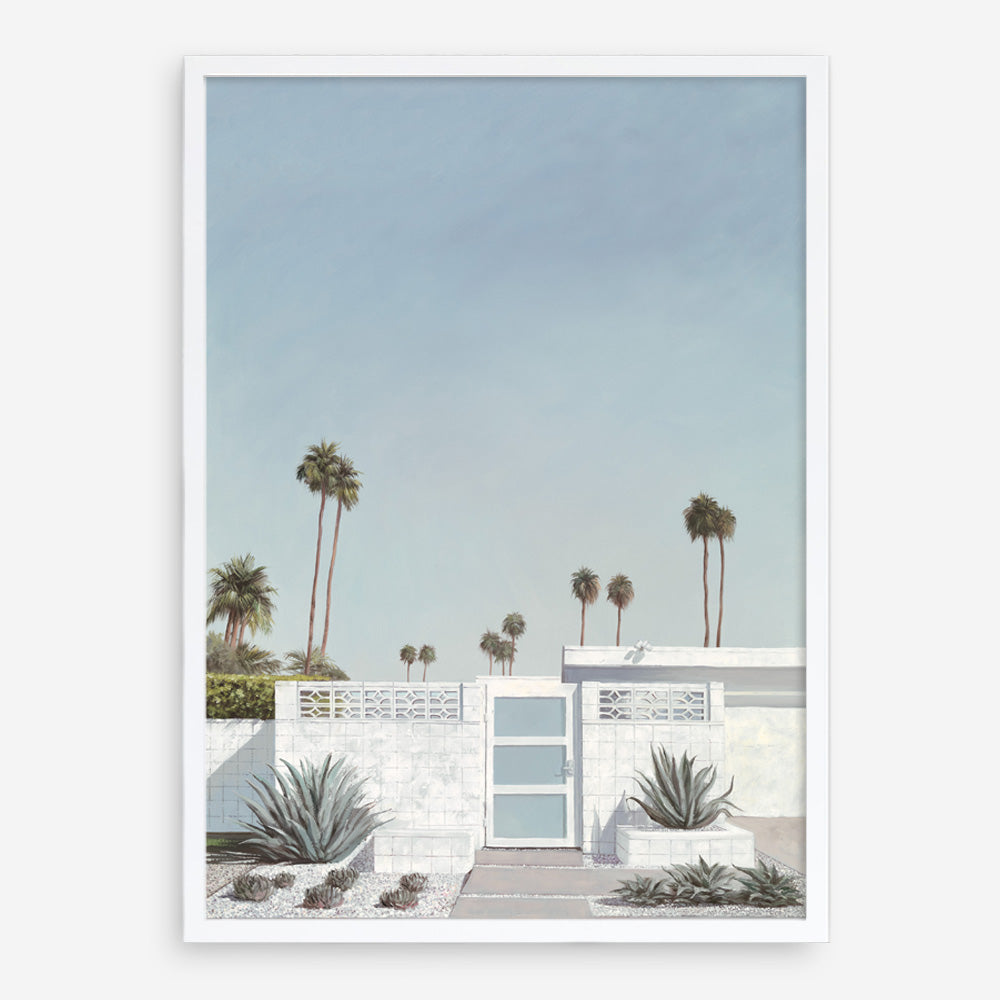 Shop Palm Springs Doorway 3 Art Print a coastal themed painted wall art print from The Print Emporium wall artwork collection - Buy Australian made fine art painting style poster and framed prints for the home and your interior decor room, TPE-196-AP