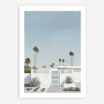 Shop Palm Springs Doorway 3 Art Print a coastal themed painted wall art print from The Print Emporium wall artwork collection - Buy Australian made fine art painting style poster and framed prints for the home and your interior decor room, TPE-196-AP