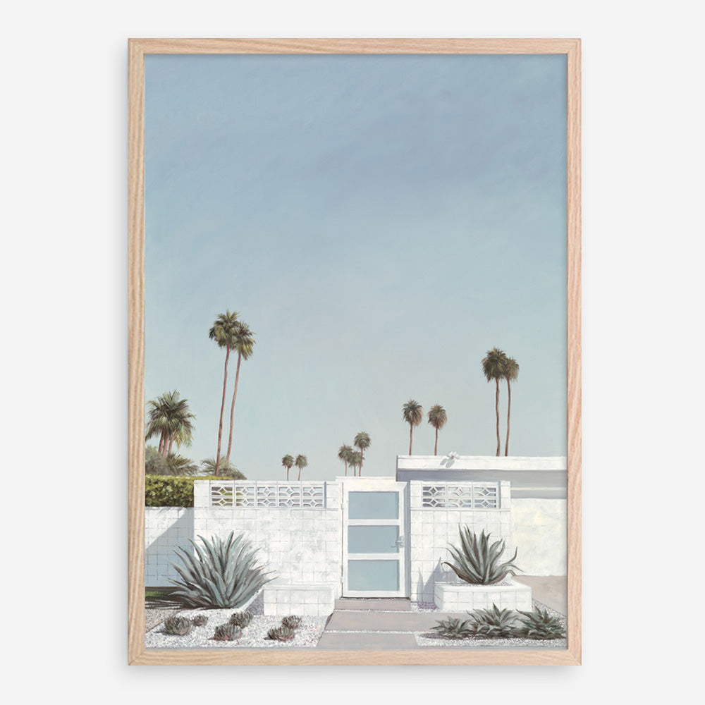 Shop Palm Springs Doorway 3 Art Print a coastal themed painted wall art print from The Print Emporium wall artwork collection - Buy Australian made fine art painting style poster and framed prints for the home and your interior decor room, TPE-196-AP