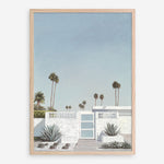 Shop Palm Springs Doorway 3 Art Print a coastal themed painted wall art print from The Print Emporium wall artwork collection - Buy Australian made fine art painting style poster and framed prints for the home and your interior decor room, TPE-196-AP