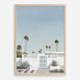 Shop Palm Springs Doorway 3 Art Print a coastal themed painted wall art print from The Print Emporium wall artwork collection - Buy Australian made fine art painting style poster and framed prints for the home and your interior decor room, TPE-196-AP