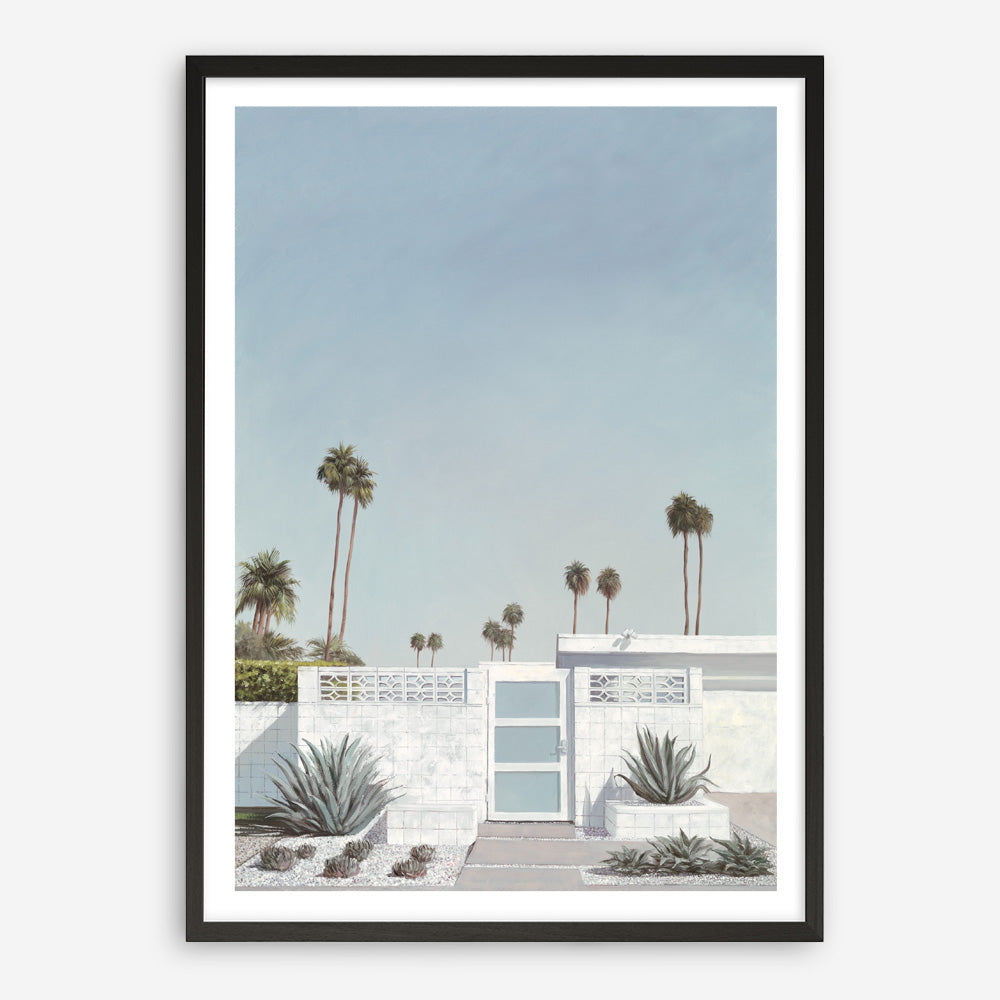 Shop Palm Springs Doorway 3 Art Print a coastal themed painted wall art print from The Print Emporium wall artwork collection - Buy Australian made fine art painting style poster and framed prints for the home and your interior decor room, TPE-196-AP