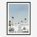 Shop Palm Springs Doorway 3 Art Print a coastal themed painted wall art print from The Print Emporium wall artwork collection - Buy Australian made fine art painting style poster and framed prints for the home and your interior decor room, TPE-196-AP