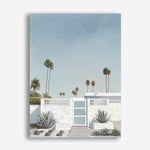 Shop Palm Springs Doorway 3 Canvas Print a coastal themed painted framed canvas wall art print from The Print Emporium artwork collection - Buy Australian made fine art painting style stretched canvas prints for the home and your interior decor space, TPE-196-CA-35X46-NF