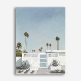 Shop Palm Springs Doorway 3 Canvas Print a coastal themed painted framed canvas wall art print from The Print Emporium artwork collection - Buy Australian made fine art painting style stretched canvas prints for the home and your interior decor space, TPE-196-CA-35X46-NF